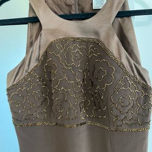 Gorgeous brown and gold dress